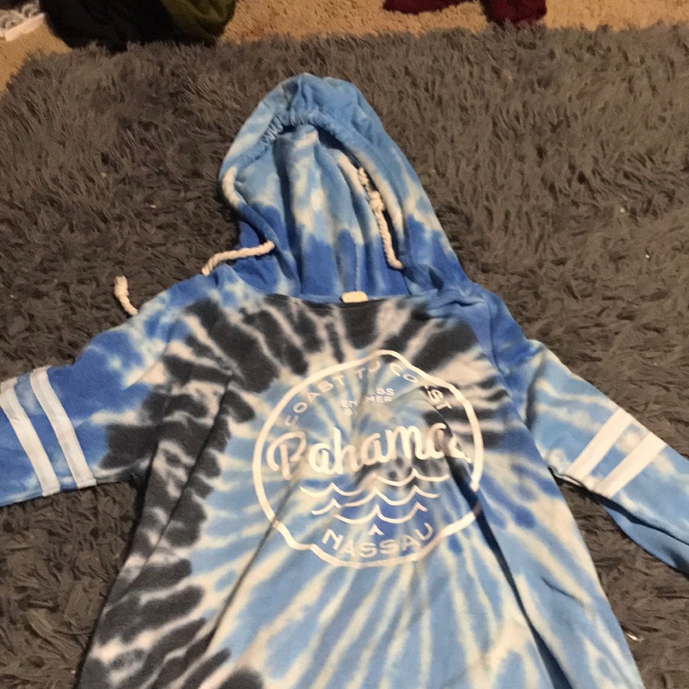 tie dye bahamas hoddie